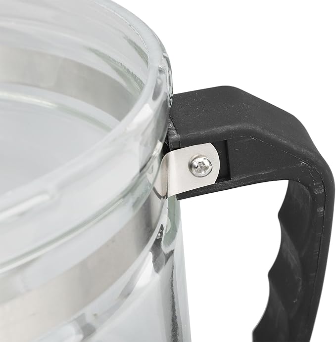 Cryfokt 4L Glass Distilled Water Container Clear Compatible with Most Countertop Stills
