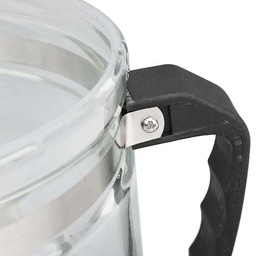Sanpyl 4L Carafe for Countertop Distiller, Multi Purpose Distilled Water Bottle Jug, Glass Stainless Steel Replacement Distilled Water Filter Jug, for Home Beauty Countertop, Sanpylksh6tg974v