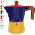 9 Cup Aluminum Espresso Stovetop Moka Pot Express Coffee Maker Percolator Italian Classic Mocha Coffee Machine for Italian and Cuban Cafe Brewing for Home & Camping 450ml 15oz