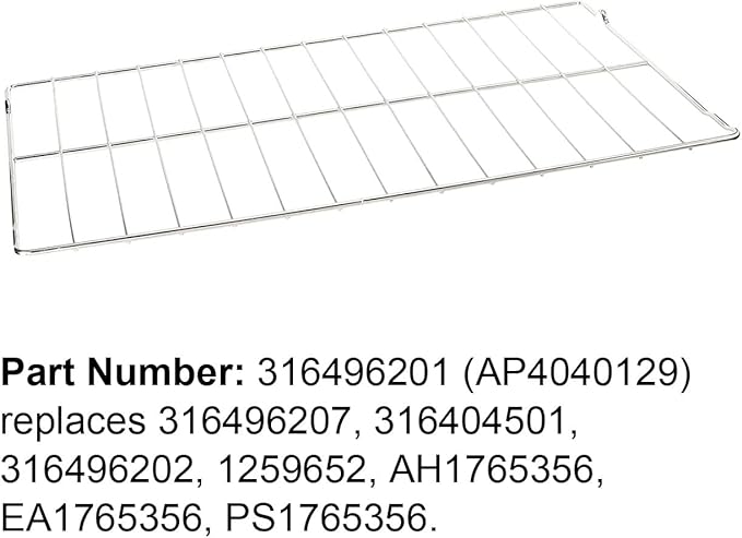 316496201 316496202 Oven Rack Unit 24.02" x 15.94" for Frigidaire Range Oven (Note: Make sure to measure the size accurately before placing an order)