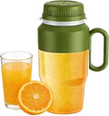 Portable Blender for Smoothies – Personal Blender & Juicer with 38-Blade Stainless Steel, USB Rechargeable Cordless for Home/Office/Gym (green)