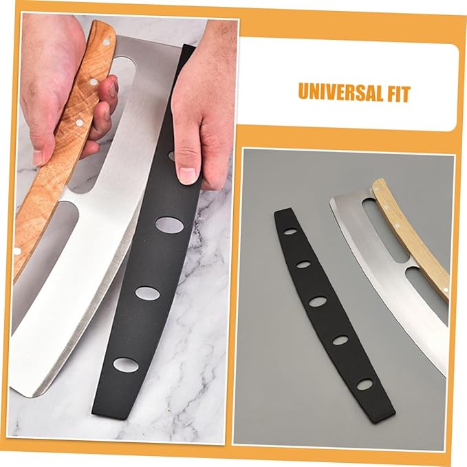PRETYZOOM 10Pcs Pizza Cutter Blade Protectors Half Round Edge Guards for Chef Knives Portable Knife Sleeves for Cutting Kitchen Accessories for Outdoor and Work Use