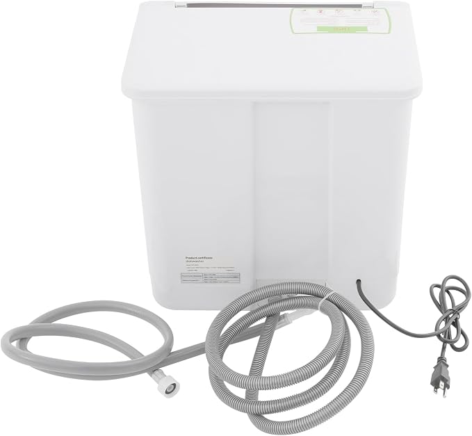 Portable Countertop Dishwasher,800W 6L Dish Washing Machine with 4 Wash Programs Display,High-Temperature Cleaning/Purification/Storage,Automatic Mini Dishwasher for Home Kitchens,Apartments,RVs