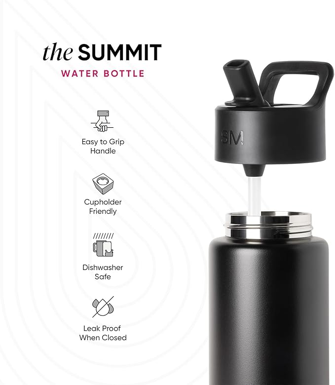 Simple Modern Wicked Kids Water Bottle with Straw Lid | 18oz Insulated Stainless Steel Kids Tumbler & Spill Proof Toddler Cup for School, Girls, Boys | Summit | Wicked Friends