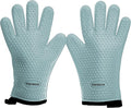 Kitchen perfection XL Silicone Smoker Oven Gloves-Extreme Heat Resistant BBQ Gloves-Handle Hot Food Right on Your Grill Fryer&Pit|Waterproof Grilling Cooking Baking Mitts|Superior Value Set+3 Bonuses