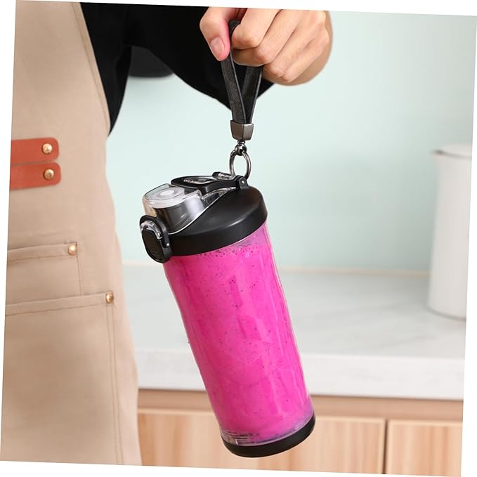 Portable Cordless Juicer Fruit Mixing Bottle for Fresh Juice Lightweight Design for Travel Home Use Easy Stylish Look