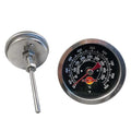 Black Face BBQ Grill Thermometer 50F-900F High Temp Range Heavy Duty Premium Quality Smoker Thermo 2 Inch or 3" with M8 or 1/2 NPT Thread (2 in. Black Face)