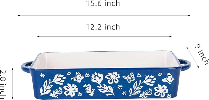 Wisenvoy Casserole Dish 9x13 Baking Pan Casserole Dishes For Oven Baking Dish Ceramic Lasagna Pan Baking Dishes For Oven