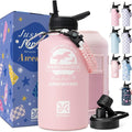 DYSANKY Mother's Water Bottle Gift– 64 oz Insulated Stainless Steel Bottle with Carrier Bag, Strap & Gift Box – BPA-Free – Ideal for Hiking, Camping & Travel 64 oz