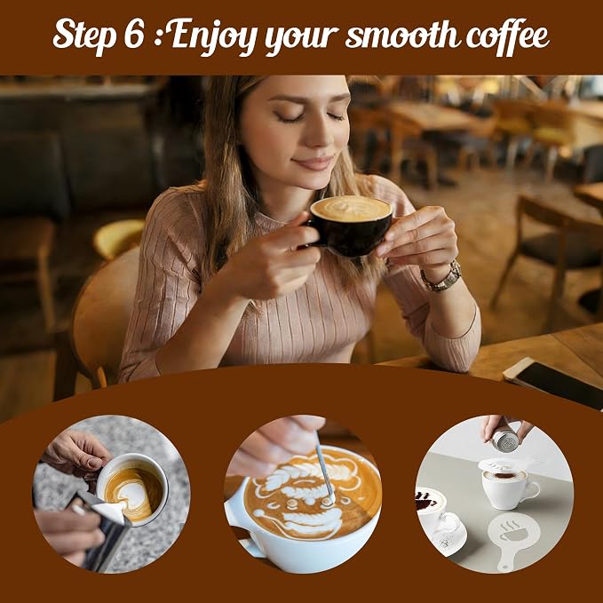 28-Piece 51mm Espresso Accessories Kit with Wood Tamping Station | Wood tamping station with tamper, distributor, WDT tool, dosing funnel, milk pitcher, puck screen and latte art accessories
