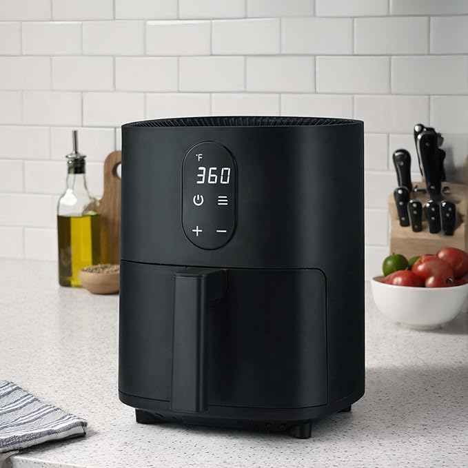 MAGNAVOX HOME 2.6-Quart Electric Air Fryer, Adjustable Temperature, Touch Panel Control, One-Touch Cook Functions, and 360° Rapid Cooking, 1000 Watt Power by Culinary Chef