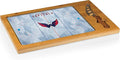 PICNIC TIME NHL unisex-adult NHL Icon Glass Top Cutting Board & Knife Set