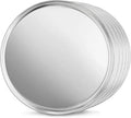 New Star Foodservice 51025 Restaurant-Grade Aluminum Pizza Pan, Baking Tray, Coupe Style, 12-Inch, Pack of 6