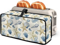 2 Slice Slim Toaster Cover Starfish Print Toaster Cover 2 Slice, Dustproof Fingerprint Protectors and Greasy Protection for Kitchen Small Appliances, Easy to Clean