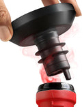 Wine Stopper | Preserve Flavors 8+Weeks | Top-notch Wine Bottle Stopper (Black)