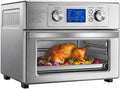 NEWBULIG 23QT Smart Touch Air Fryer Toaster Oven, Multi-Function Electrical Air Fryer Oven Combo, 7-in-1 Steel Countertop Ovens, 1800W Power, 120-Minute Timer, Convection, LCD Display