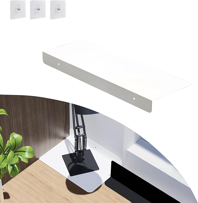 Metal Kitchen Refrigerator Gap Partition Countertop Gap Extension Board, Refrigerator Side Partition, Gap Covers Between Countertop And Walls, No Drill (White, 11.81 * 7.87inch)