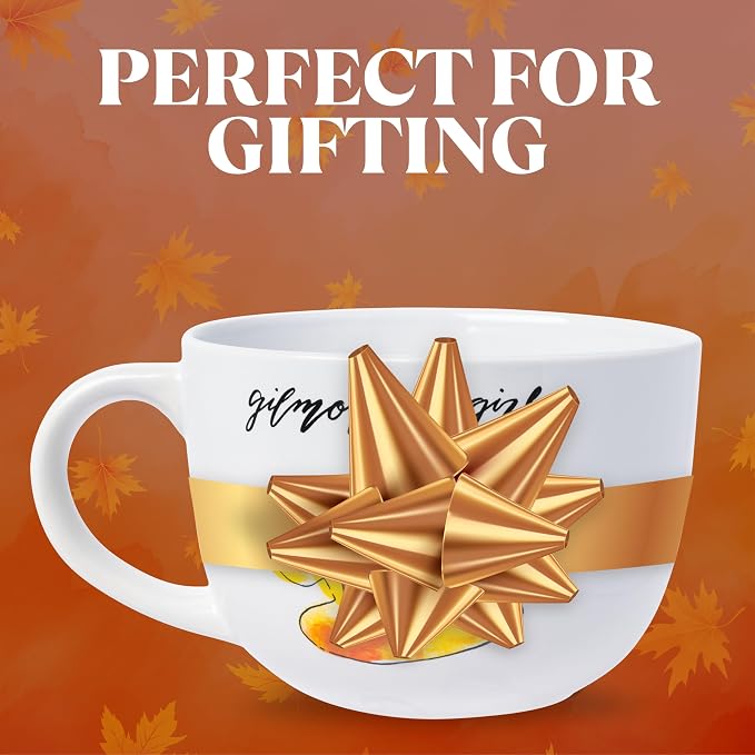 Silver Buffalo Gilmore Girls Luke's Diner Logo Ceramic Soup Mug, 24 Ounces
