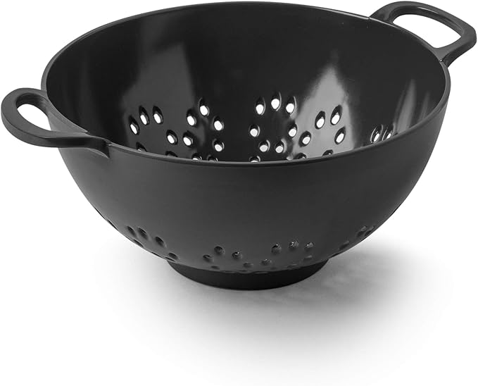 Zeal Melamine Colander/Strainer (15cm) -Dark Grey