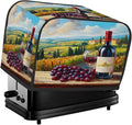 Grape Farm Wine 2 Slice Toaster Cover Dust And Fingerprint Bread Maker Cover Bakeware Protector Washable Appliance Covers Kitchen Accessories For Home Kitchen Women Gift