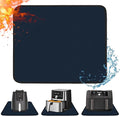 Heat Resistant Mat for Air Fryer, 21 x 24in Heat Resistant Mat for Countertop, Fireproof Silicone Countertop Protector Appliance Slider Hot pod for Air Fryer, Coffee Maker, Toaster, Oven (Blue)