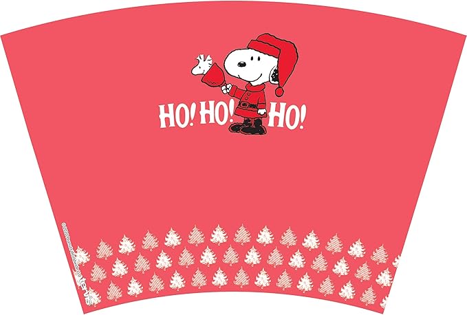 Tervis Peanuts - Ho Ho Ho Christmas Made in USA Double Walled Insulated Tumbler Travel Cup Keeps Drinks Cold & Hot, 24oz, Classic