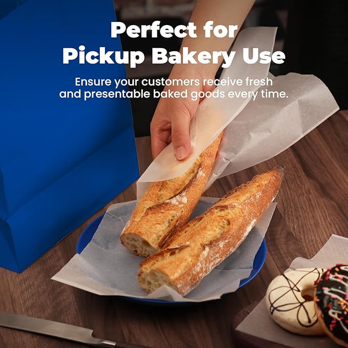 Fit Meal Prep [500 Pack] 12 x 10.75" Wax Paper Sheets for Food, Interfolded Precut Deli Pop Up Grease-Proof Sandwich Paper Wraps, Waterproof for Lunch, Food Basket, Microwave Cover, BBQ