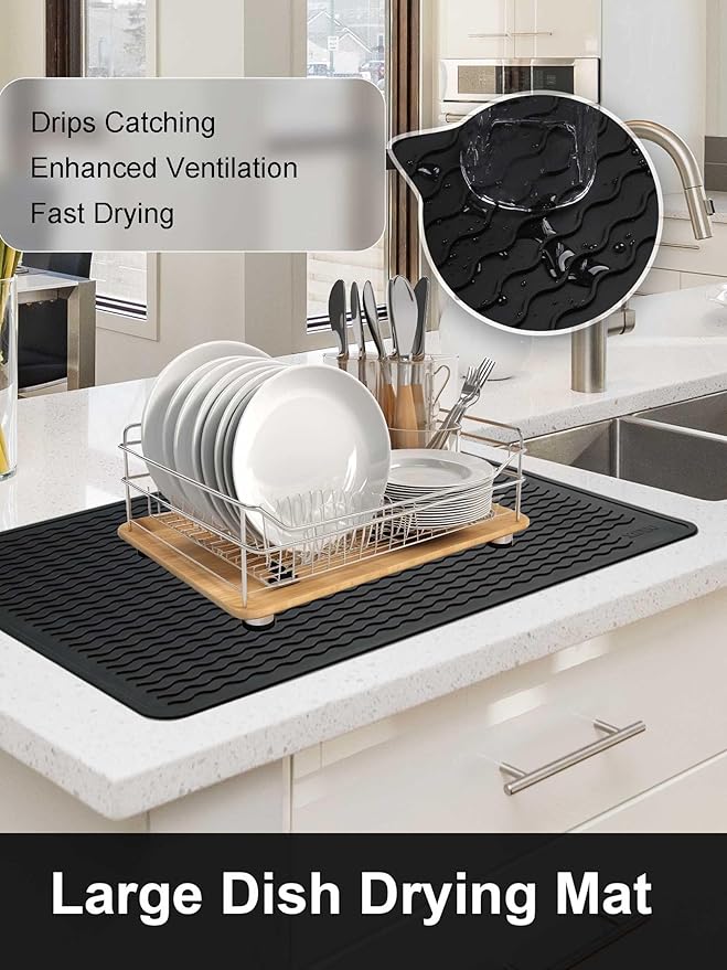 XiFEO Stove Top Covers for Electric Stove, Food Grade Heavy Duty Silicone Glass Stove Top Cover Protector, Induction Cooktop Protector, Heat Resistant Range Ceramic Stove Top Covers Mat, Oven Cover