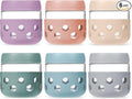 Gemice 6-Pack 10 oz Overnight Oats Containers with Lids and Silicone Sleeves, Glass Mason Jars with Airtight Lid, Dishwasher Safe, Wide Mouth Chia Seed Pudding Meal Prep Jar for Yogurt Berries Snack