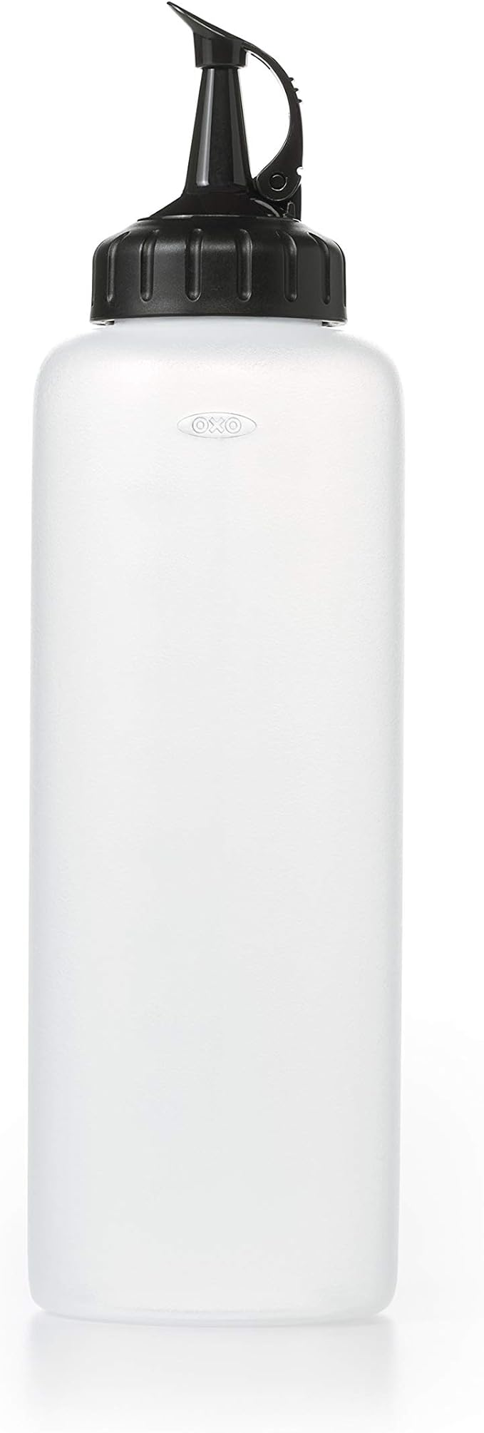 OXO Good Grips Precision Pour Glass Dispenser Set & Good Grips Chef’s Squeeze Bottle, 16.0z