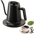 Gooseneck Electric Kettle with ±1℉ Temperature Control & Keep Warm for Pour Over Coffee & Tea, Rapid Boil, 304 Stainless Steel, Built-in Brew Timer, 1000W/ 0.9L