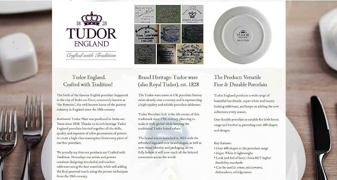 Tudor Royal Collection 30 Piece Round Dinnerware Set, Service for 6, Aster Pink Design, Red Floral, Plates Bowls Saucers Mugs Dishes, High Gloss Premium Quality
