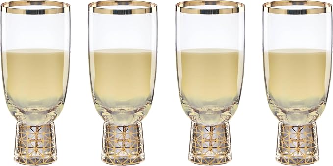 Lenox 897409 Tuscany Classics Gold Frost All-Purpose Glasses, Set of 4