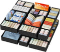 DIMJ Drawer Organizer Clothes Storage - 20 Pack Baby Dresser Organizer for Nursery, Foldable Closet Drawer Organizer Bins for Bedroom Organization, Fabric Storage Dividers for Socks, Underwears, Bras