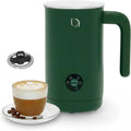 WILLOW Eco Series Milk Frother, 4 in 1 Milk Steamer, One Button Operation Hot and Cold Foam Maker 8.12oz/240ml Milk Warmer for Coffee & Latte, Made from 99% Recycled Plastics, Non-Toxic - GREEN