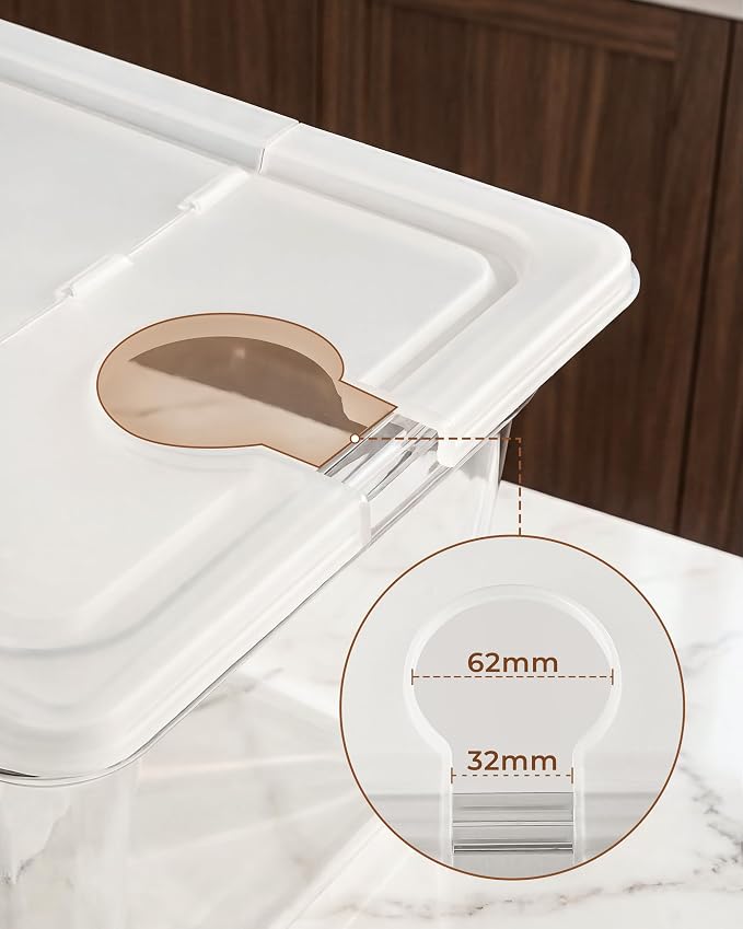 EVERIE Sous Vide Container 12 Quart EVC-12 with Collapsible Hinged Lid Compatible with Anova Nano or AN500-US00 or Anova Pro 3.0 or Anova Mini, Also Fits Instant Pot