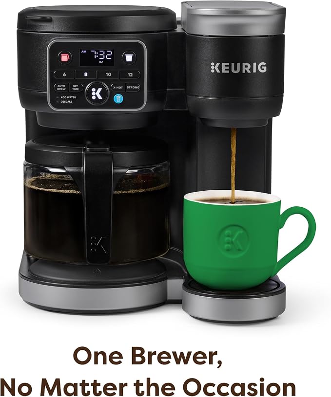 Keurig K-Duo Hot & Iced Single Serve & Carafe Coffee Maker, MultiStream Technology, 72oz Reservoir (Gen 2)
