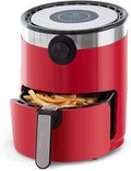 Dash AirCrisp® Pro Digital Air Fryer - Adjustable Temperature Control - Auto Shut-Off Feature & Multiple Presets - Removable Crisper Basket - 3 Quarts - Red