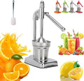 Cast Iron Juice Press, Manual Press Juicer, Manual Juicer Cast Iron for Making Fresh Lemon and Orange Juice, Easy To Clean, Home and Kitchen Essentials