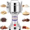 Moongiantgo Grain Mill Grinder Electric 700g Commercial Spice Grinder 2500W Stainless Steel Pulverizer Dry Grinding Machine for Wheat Corn Rice Pepper Herbs Coffee Beans (700g Upright, 110V)