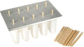 Fox Run Frozen Popsicle Maker Ice Pop Mold, with 24 Sticks, BPA-Free