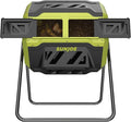 Sun Joe Outdoor Tumbling Composter Bin with 360° Dual Chamber, 2-10 Weeks Compost, 42 Gal - Rotating Composting Tumbler for Home Waste Management and Solution, SJ-CMPS1