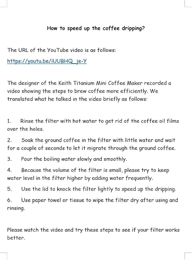 Keith Titanium Ti3911 Ultralight Coffee Maker - Custom Premium Leather Case Included 18th Anniversary: Exclusive Price!