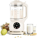 Behome 8 in 1 Nut Milk Maker Machine Blender – Glass Plant 32oz Milk Machine for Almond, Oat & Soy Milk, Self-Cleaning Vegan with No-Soak Beans, Delay Start & Keep Warm, Dairy-Free Beverage Maker