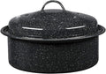 Granite Ware Round Covered Roaster - Speckled Black