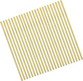Reusable Gold Metal Straws 100Pack in Bulk Order. 8.5inch Long Stainless Steel Straight Straws.NiceCaTeLe 215mm Drinking Straws for Yeti Trail Tumblers (8.5" Long, Gold-100pcs Straight)
