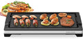 Indoor Grill & Electric Griddle, 1800W 20-Inch XL Nonstick Electric Skillet Griddle with Adjustable Temperature & Drip Tray, Easy to Clean – For Breakfast, Pancakes, Eggs, Teppanyaki