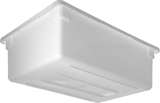 Carlisle FoodService Products StorPlus Storage Box, Container for Storing and Serving Food, 18" x 26" x 9", White