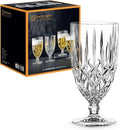 Nachtmann Noblesse Collection Iced Beverage Glasses, Crystal Glass Water Goblets, 15 Ounce, Beer, Wine, and Cocktails, Iced Beverage Glassware – Set of 4