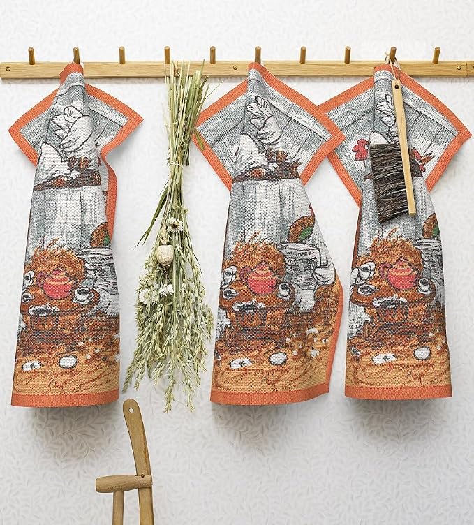 Ekelund Weavers - Kafferep - Cotton Kitchen Towel -Pettson and Findus